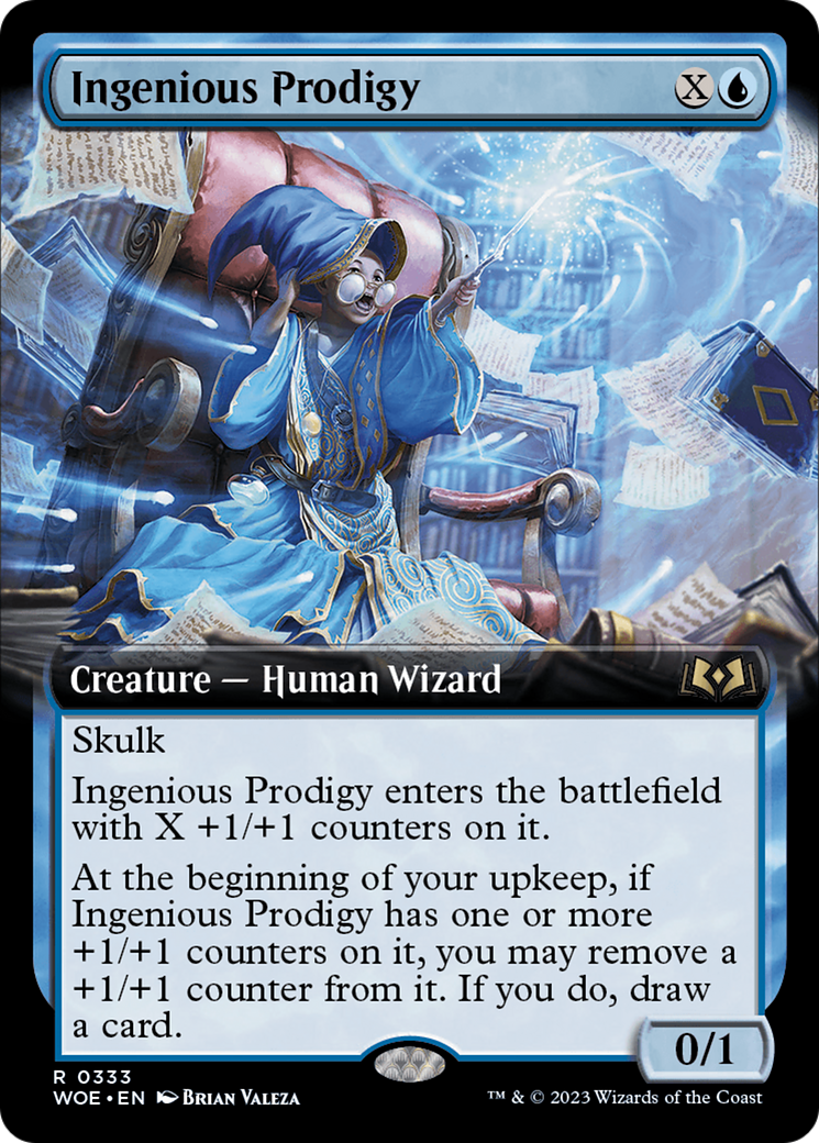 Ingenious Prodigy (Extended Art) [Wilds of Eldraine] | Exor Games Dartmouth