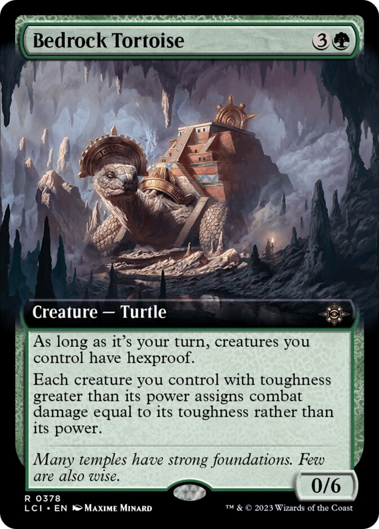 Bedrock Tortoise (Extended Art) [The Lost Caverns of Ixalan] | Exor Games Dartmouth