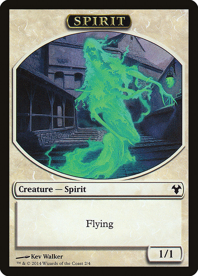 Myr // Spirit Double-Sided Token [Modern Event Deck 2014 Tokens] | Exor Games Dartmouth