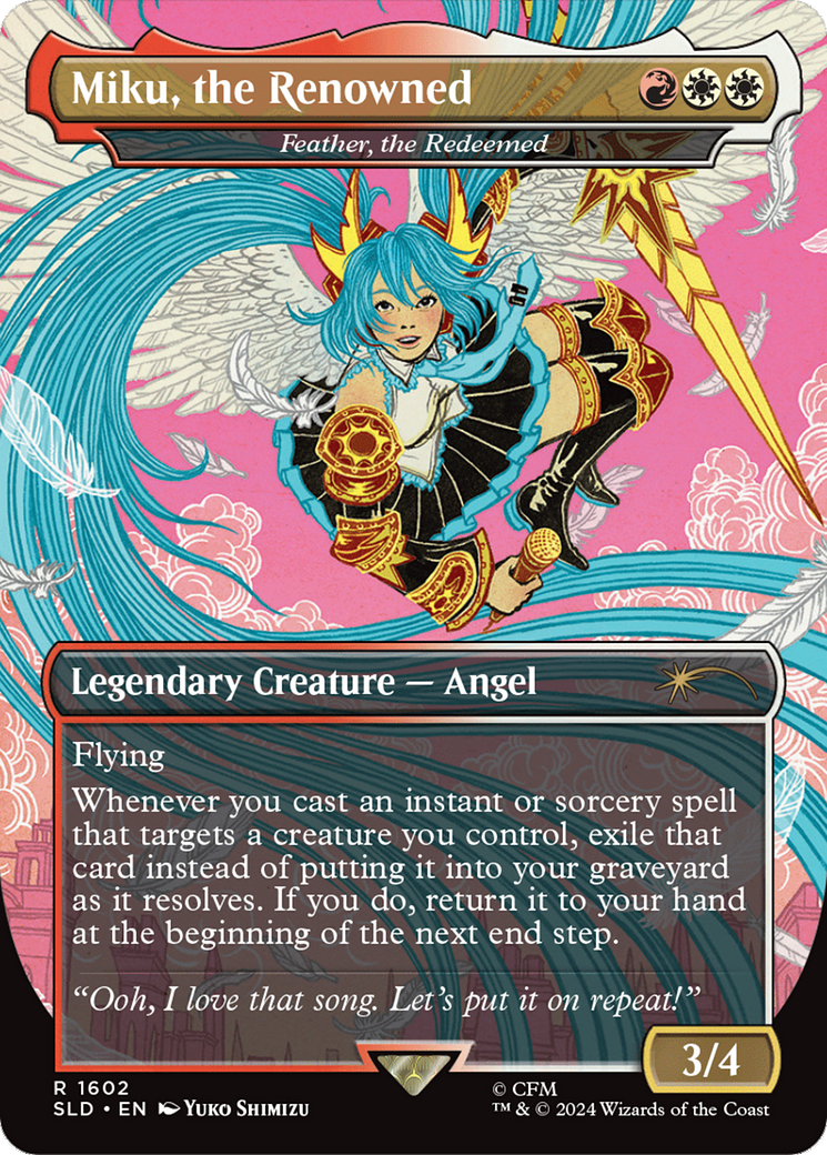 Miku, the Renowned - Feather, the Redeemed [Secret Lair Drop Series] | Exor Games Dartmouth