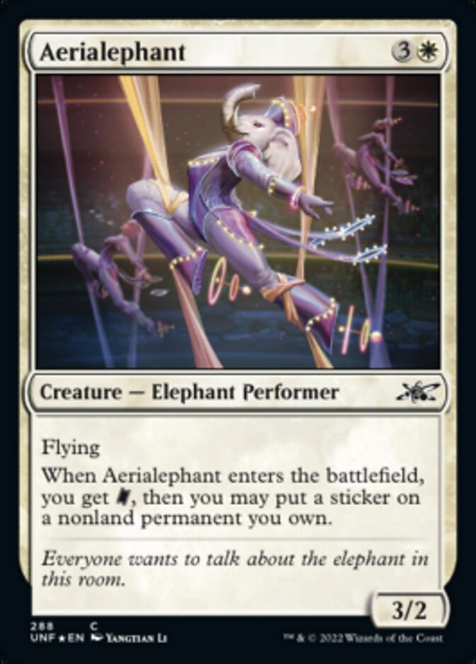 Aerialephant (Galaxy Foil) [Unfinity] | Exor Games Dartmouth