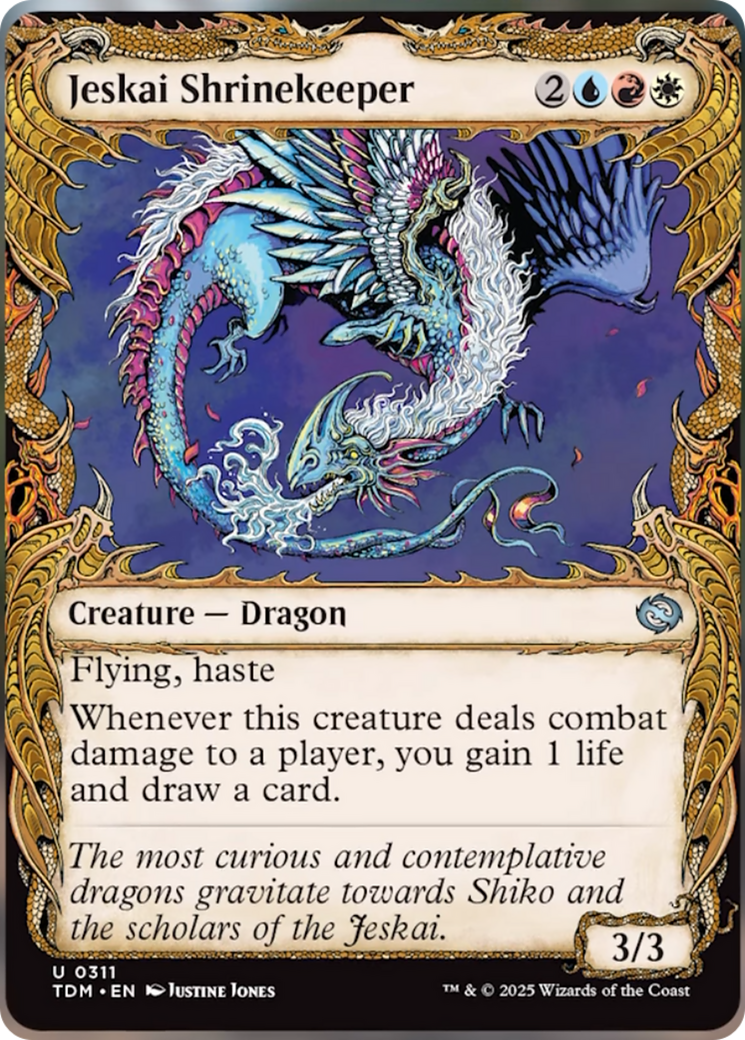 Jeskai Shrinekeeper (Showcase) [Tarkir: Dragonstorm] | Exor Games Dartmouth