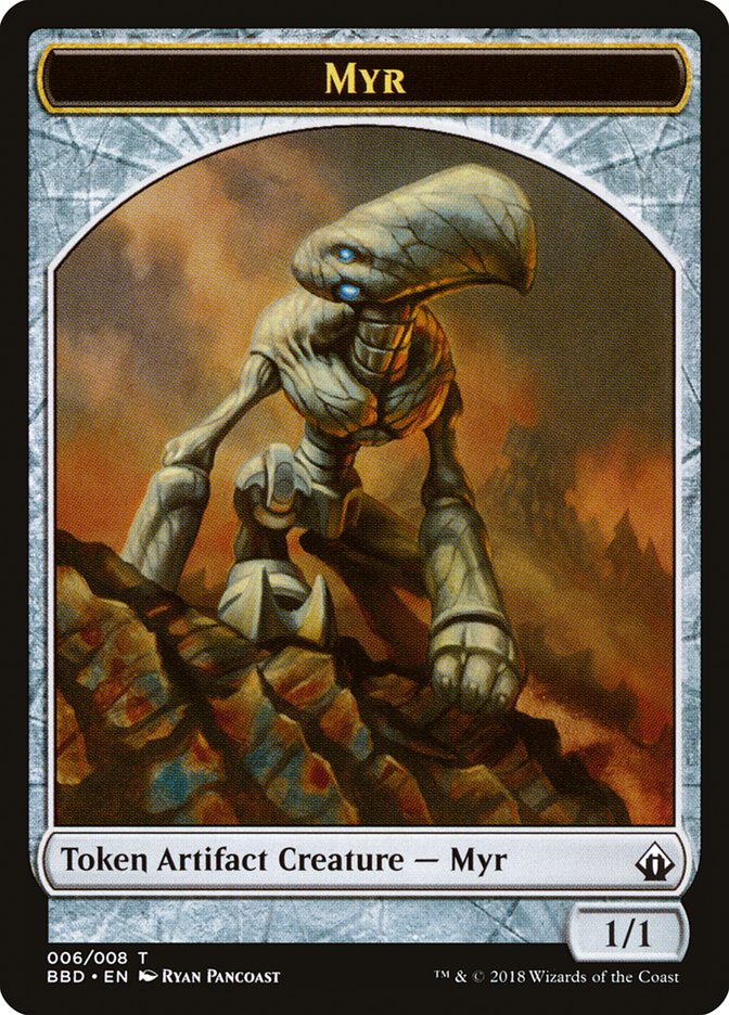 Myr Token [Battlebond Tokens] | Exor Games Dartmouth