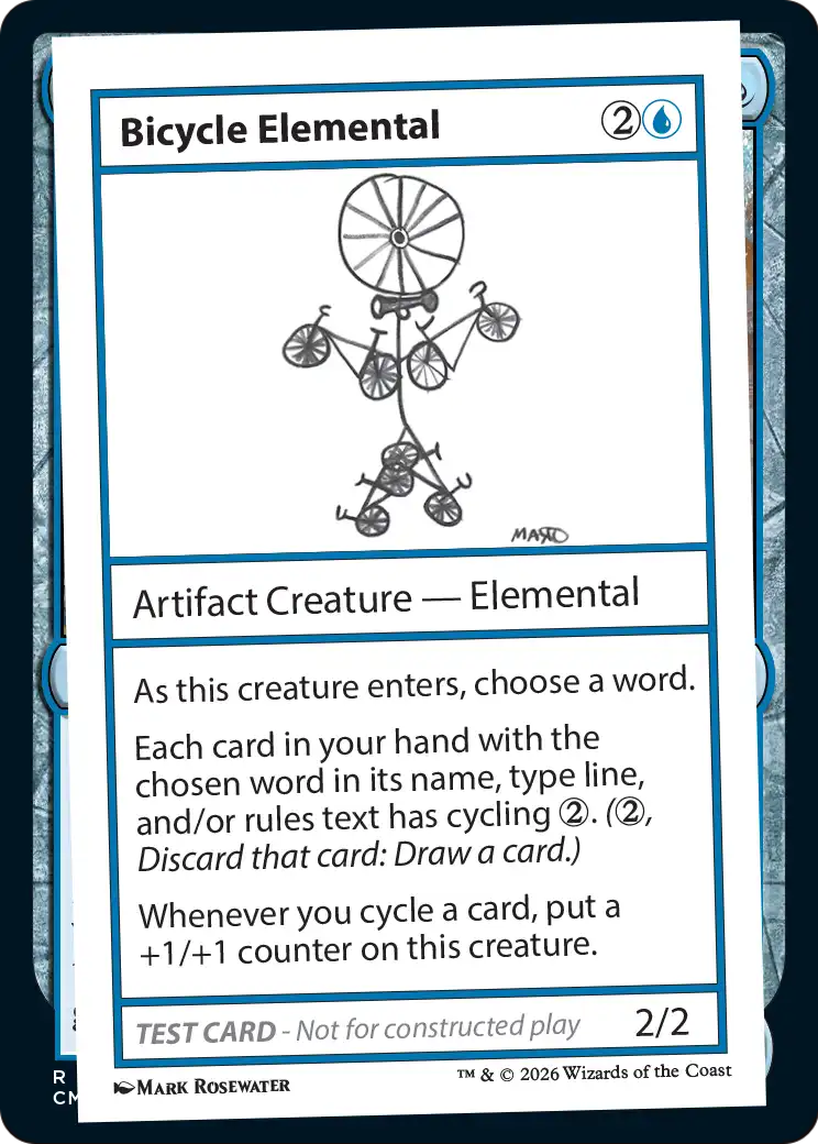 Bicycle Elemental [Mystery Booster Playtest Cards] | Exor Games Dartmouth