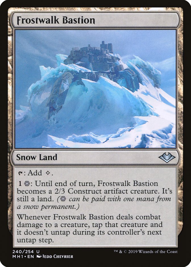 Frostwalk Bastion [Modern Horizons] | Exor Games Dartmouth