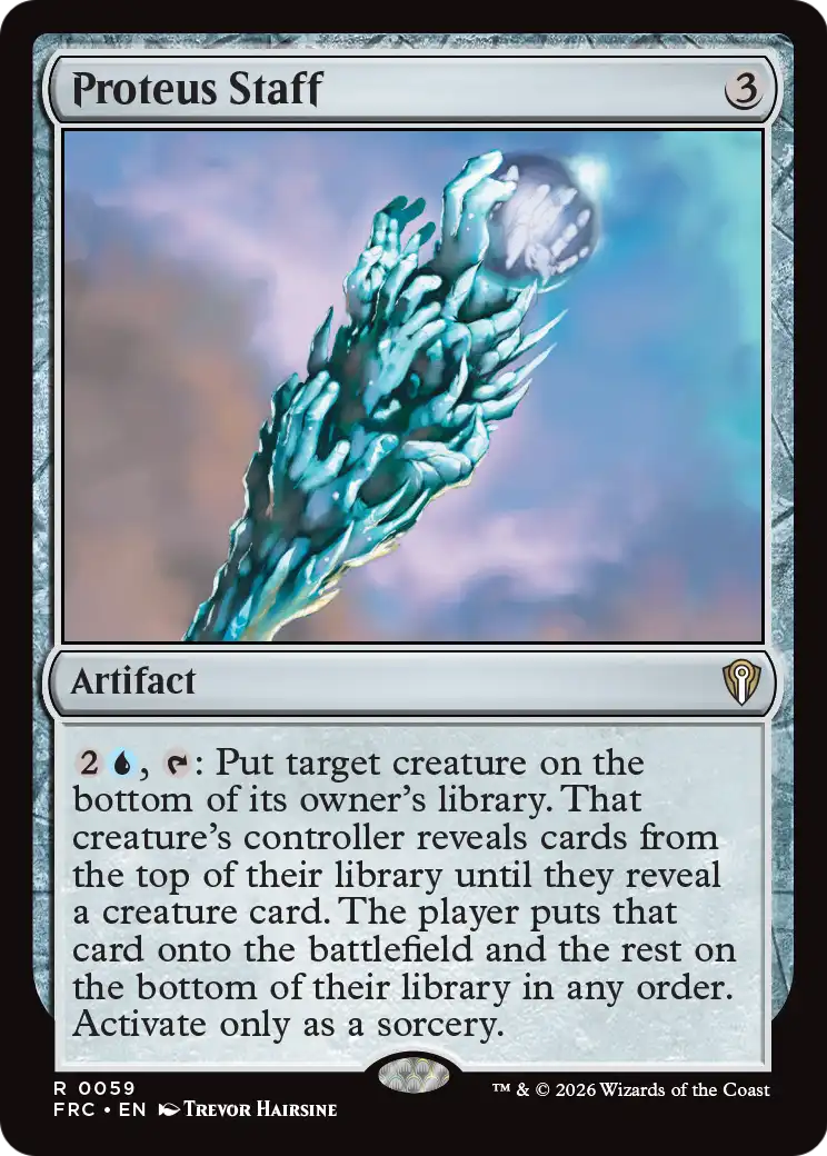 Proteus Staff [Reality Fracture Commander] | Exor Games Dartmouth