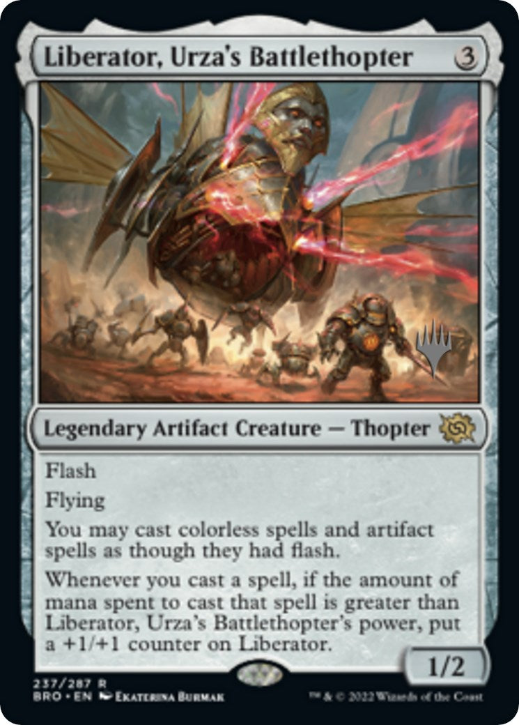 Liberator, Urza's Battlethopter (Promo Pack) [The Brothers' War Promos] | Exor Games Dartmouth