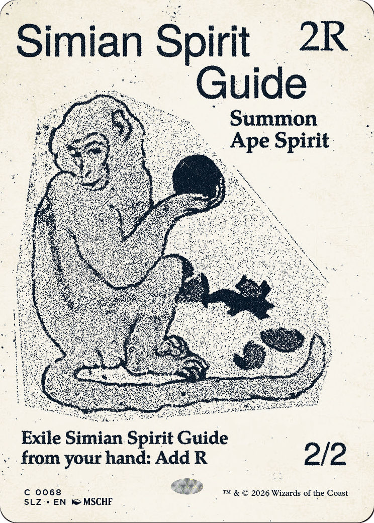 Simian Spirit Guide (0068) [Secret Lair x MSCHF: The Zeta Set] | Exor Games Dartmouth