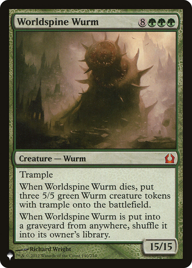 Worldspine Wurm [The List] | Exor Games Dartmouth