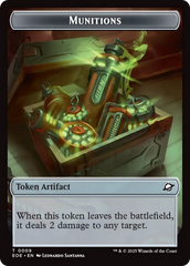 Robot // Munitions Double-Sided Token [Edge of Eternities Tokens] | Exor Games Dartmouth