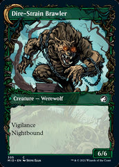 Tireless Hauler // Dire-Strain Brawler (Showcase Equinox) [Innistrad: Midnight Hunt] | Exor Games Dartmouth