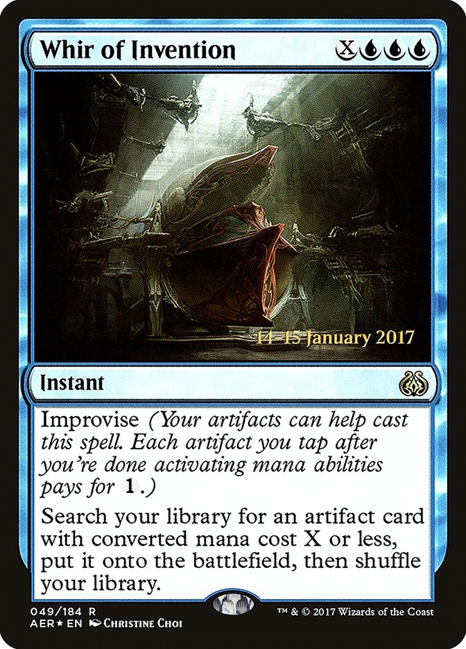 Whir of Invention [Aether Revolt Prerelease Promos] | Exor Games Dartmouth