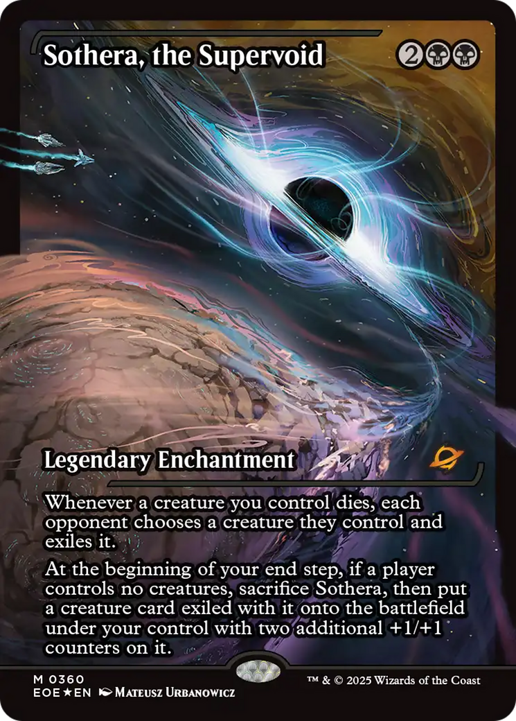 Sothera, the Supervoid (Showcase) [Edge of Eternities] | Exor Games Dartmouth