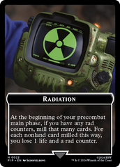 Radiation // Copy Double-Sided Token [Fallout Tokens] | Exor Games Dartmouth