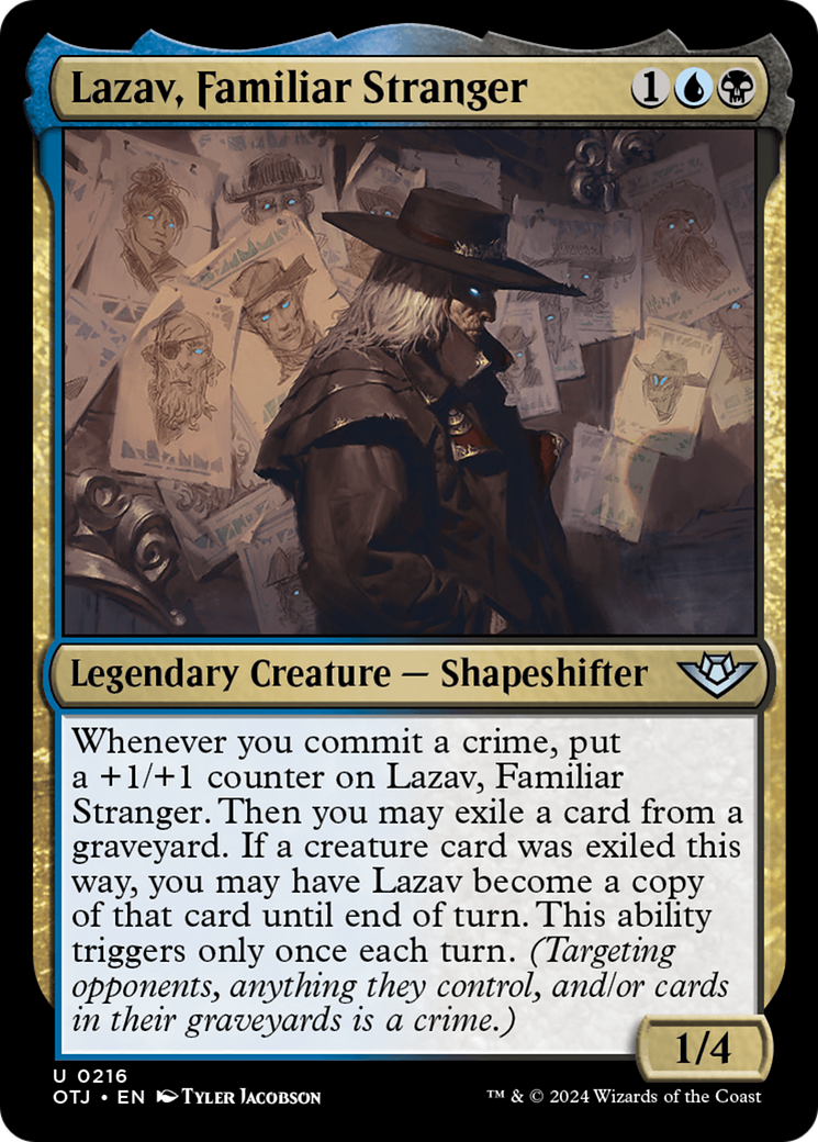 Lazav, Familiar Stranger [Outlaws of Thunder Junction] | Exor Games Dartmouth