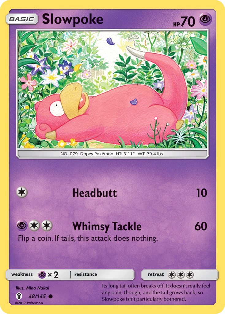 Slowpoke (48/145) [Sun & Moon: Guardians Rising] | Exor Games Dartmouth