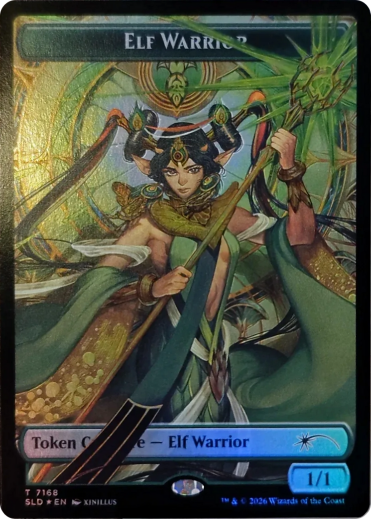 Elf Warrior Token (7168) [Secret Lair Drop Series] | Exor Games Dartmouth