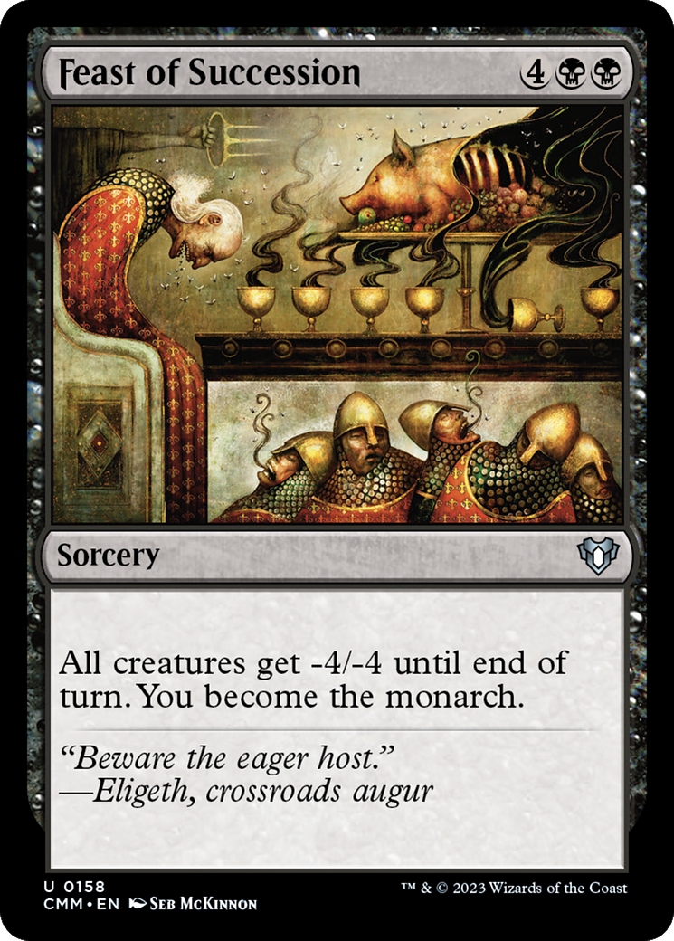 Feast of Succession [Commander Masters] | Exor Games Dartmouth