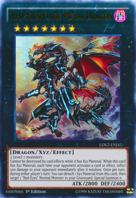 Red-Eyes Flare Metal Dragon [LDK2-ENJ41] Ultra Rare | Exor Games Dartmouth