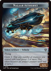 Construct // Nalaar Aetherjet Double-Sided Token [Aetherdrift Tokens] | Exor Games Dartmouth