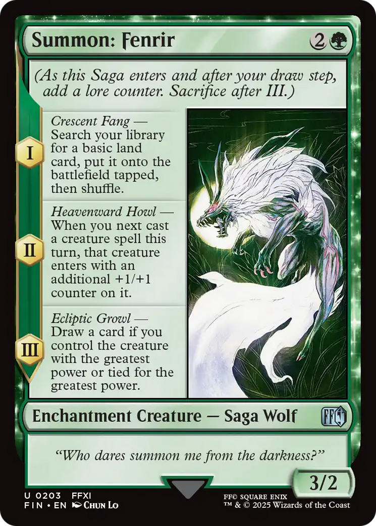 Summon: Fenrir [FINAL FANTASY] | Exor Games Dartmouth