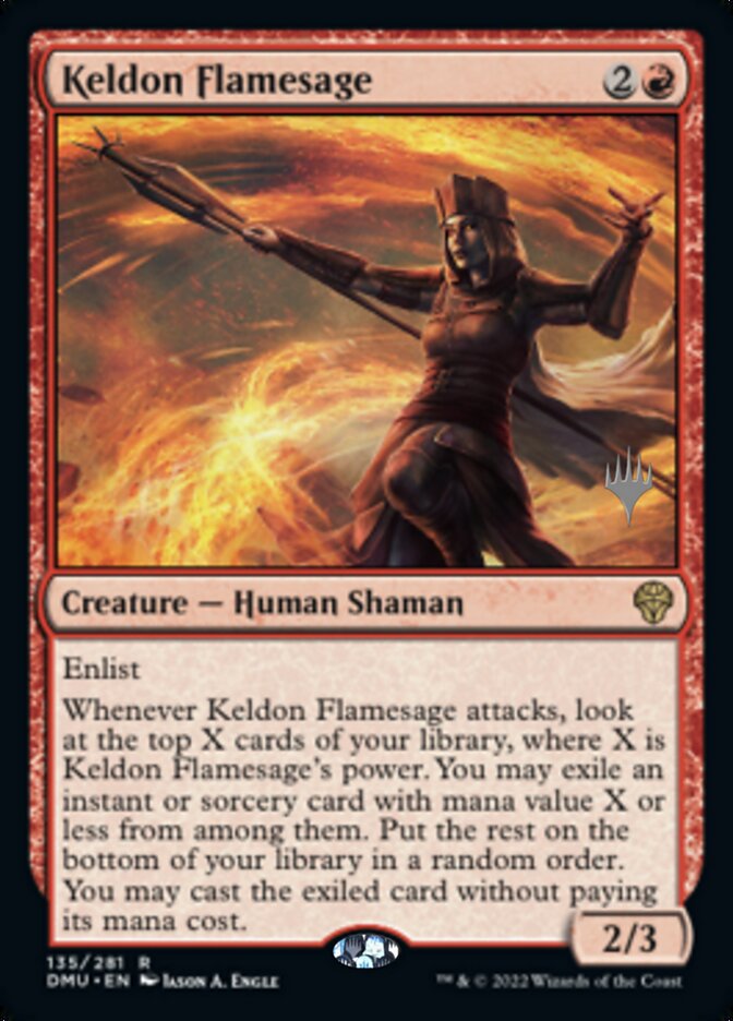 Keldon Flamesage (Promo Pack) [Dominaria United Promos] | Exor Games Dartmouth