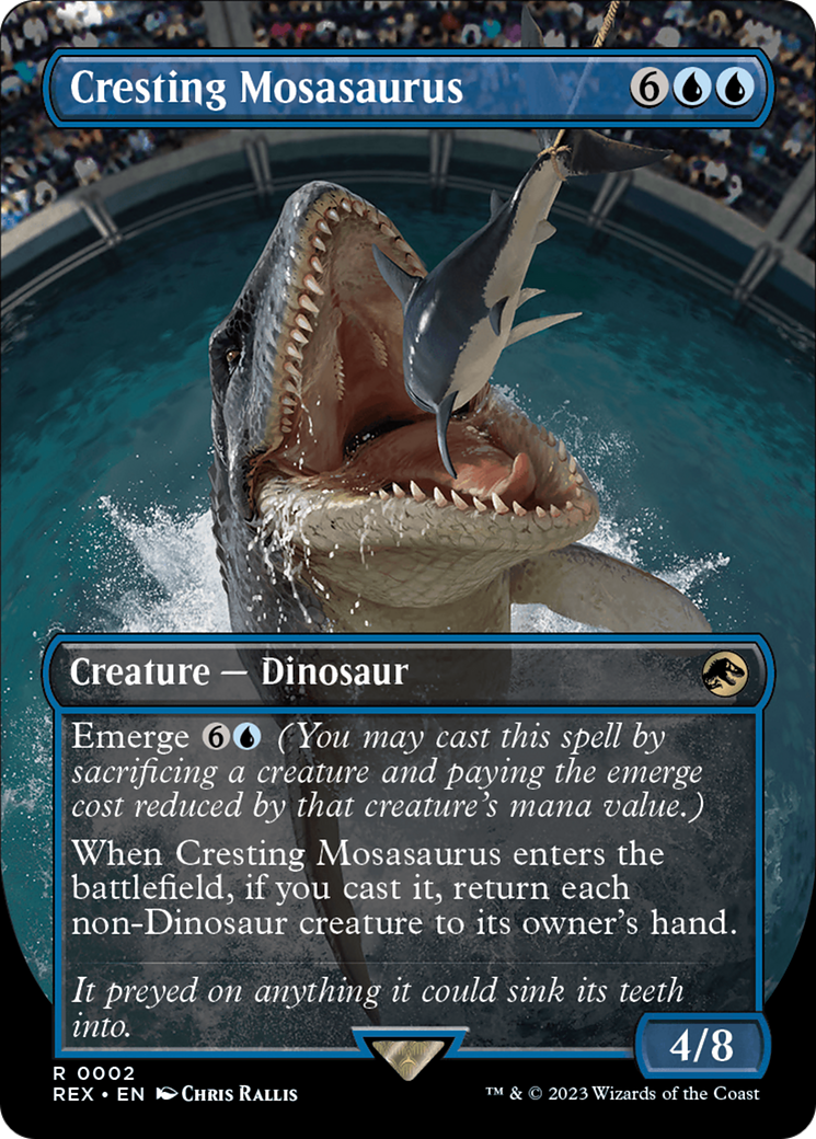 Cresting Mosasaurus (Borderless) [Jurassic World Collection] | Exor Games Dartmouth