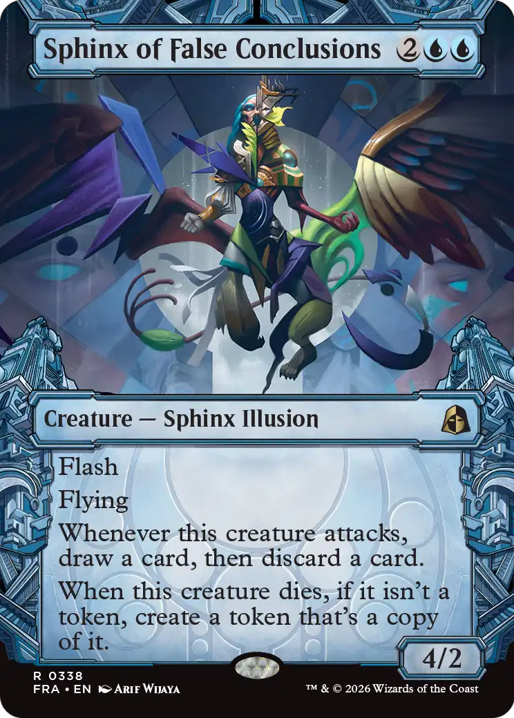 Sphinx of False Conclusions (Showcase) [Reality Fracture] | Exor Games Dartmouth