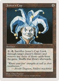 Jester's Cap (Oversized) [Oversize Cards] | Exor Games Dartmouth