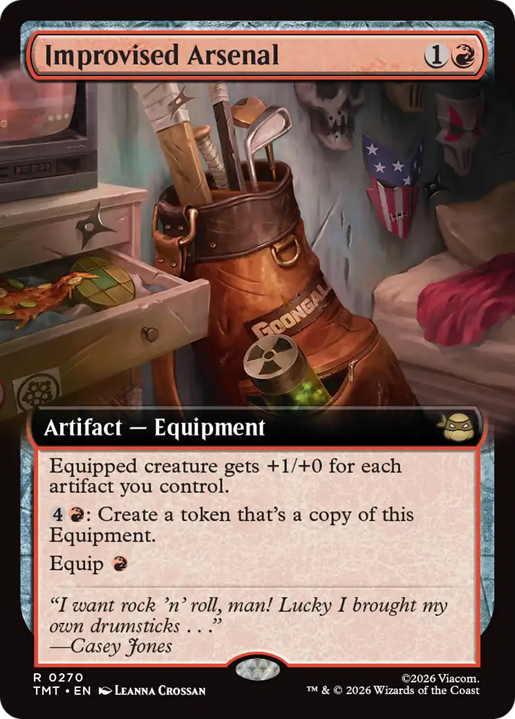 Improvised Arsenal (Extended Art) [Teenage Mutant Ninja Turtles] | Exor Games Dartmouth