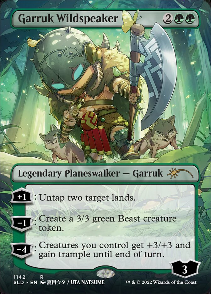 Garruk Wildspeaker (Borderless) [Secret Lair Drop Series] | Exor Games Dartmouth