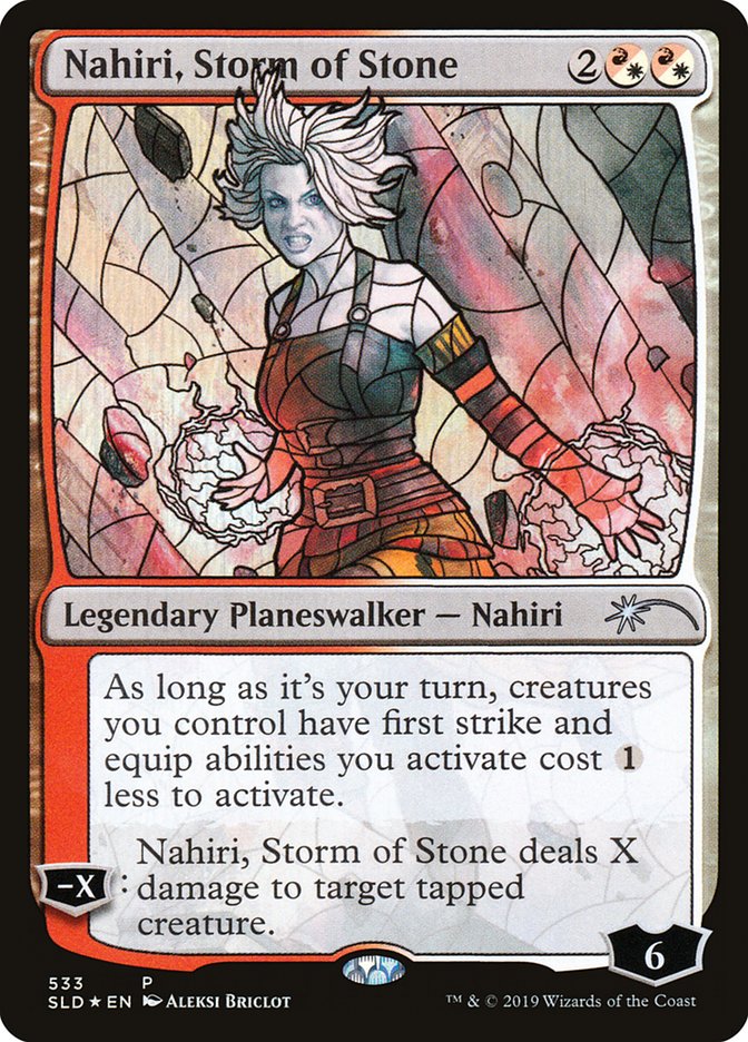 Nahiri, Storm of Stone (Stained Glass) [Secret Lair Drop Promos] | Exor Games Dartmouth