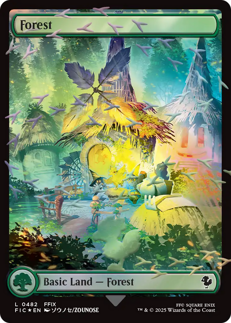 Forest (Chocobo Track Foil) [FINAL FANTASY Commander] | Exor Games Dartmouth