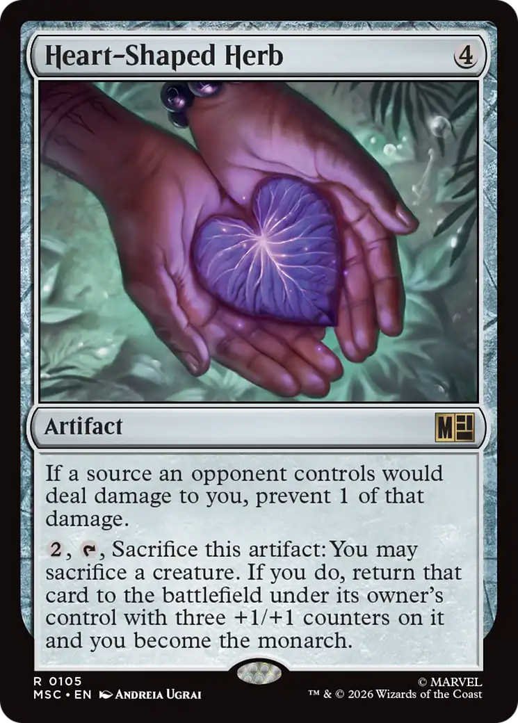 Heart-Shaped Herb (Surge Foil) [Marvel Super Heroes Commander] | Exor Games Dartmouth