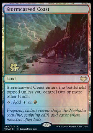 Stormcarved Coast [Innistrad: Crimson Vow Prerelease Promos] | Exor Games Dartmouth
