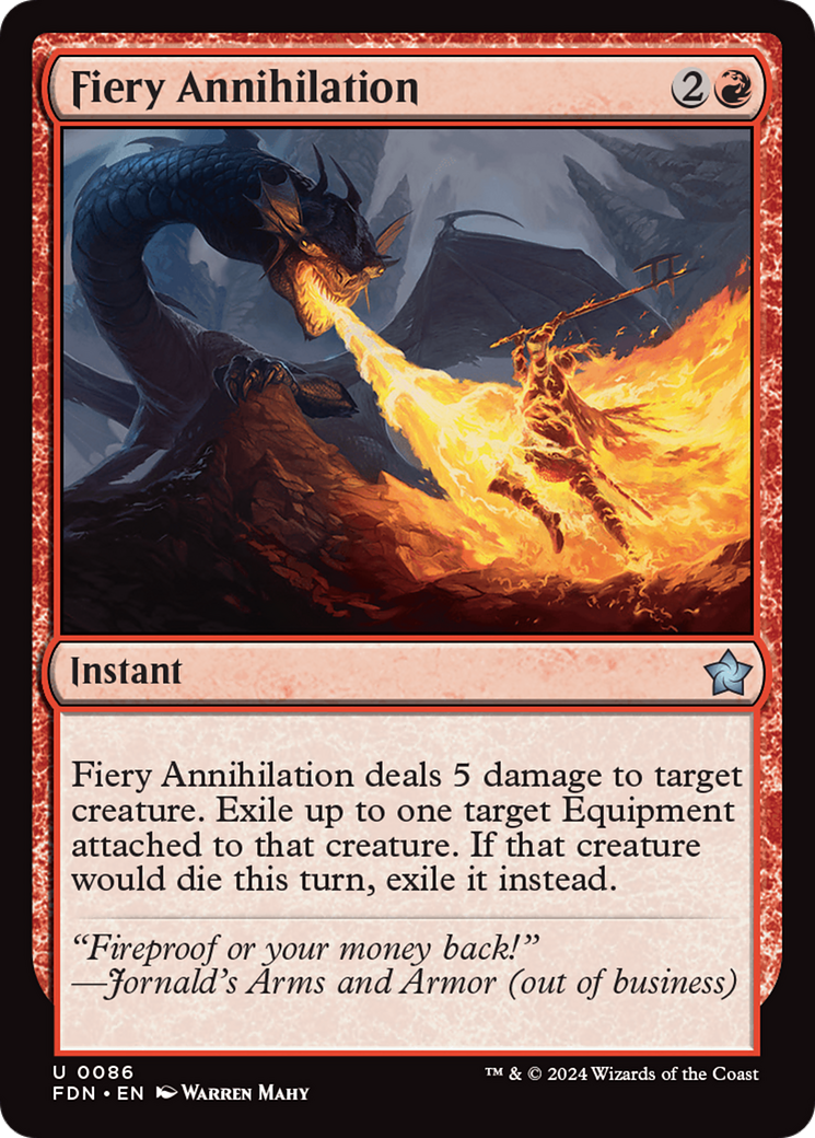 Fiery Annihilation [Foundations] | Exor Games Dartmouth