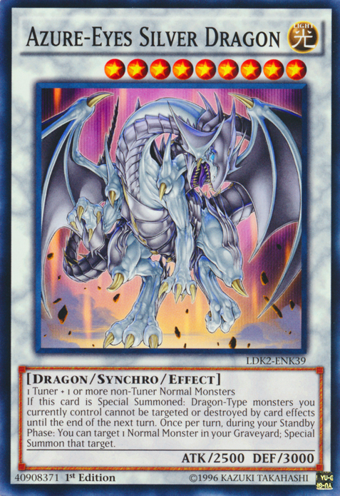 Azure-Eyes Silver Dragon [LDK2-ENK39] Common | Exor Games Dartmouth