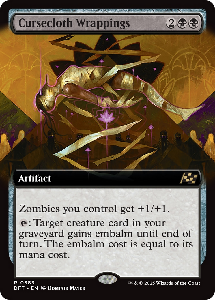 Cursecloth Wrappings (Extended Art) [Aetherdrift] | Exor Games Dartmouth