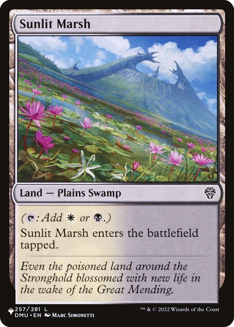 Sunlit Marsh [The List Reprints] | Exor Games Dartmouth