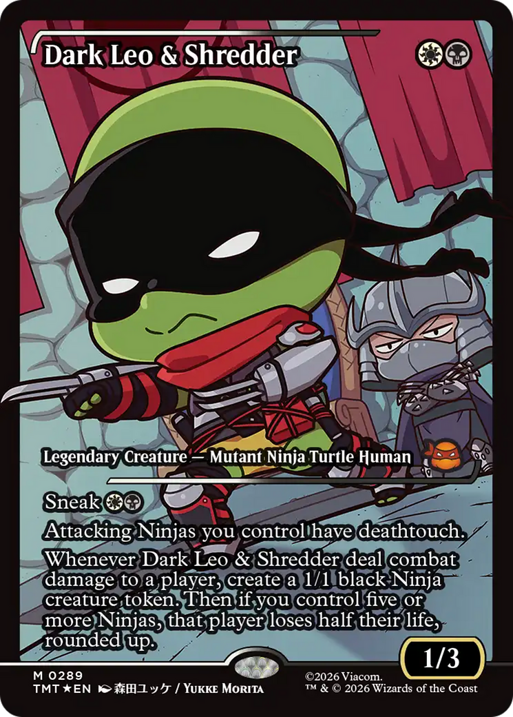 Dark Leo & Shredder (Showcase) [Teenage Mutant Ninja Turtles] | Exor Games Dartmouth