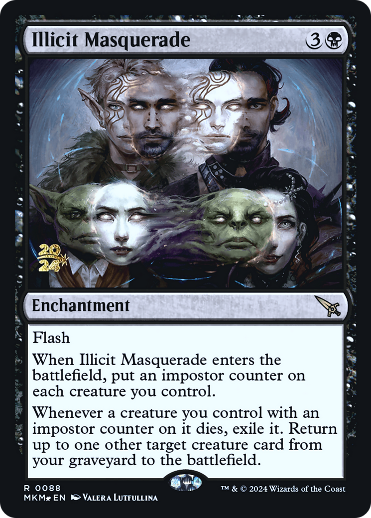 Illicit Masquerade [Murders at Karlov Manor Prerelease Promos] | Exor Games Dartmouth