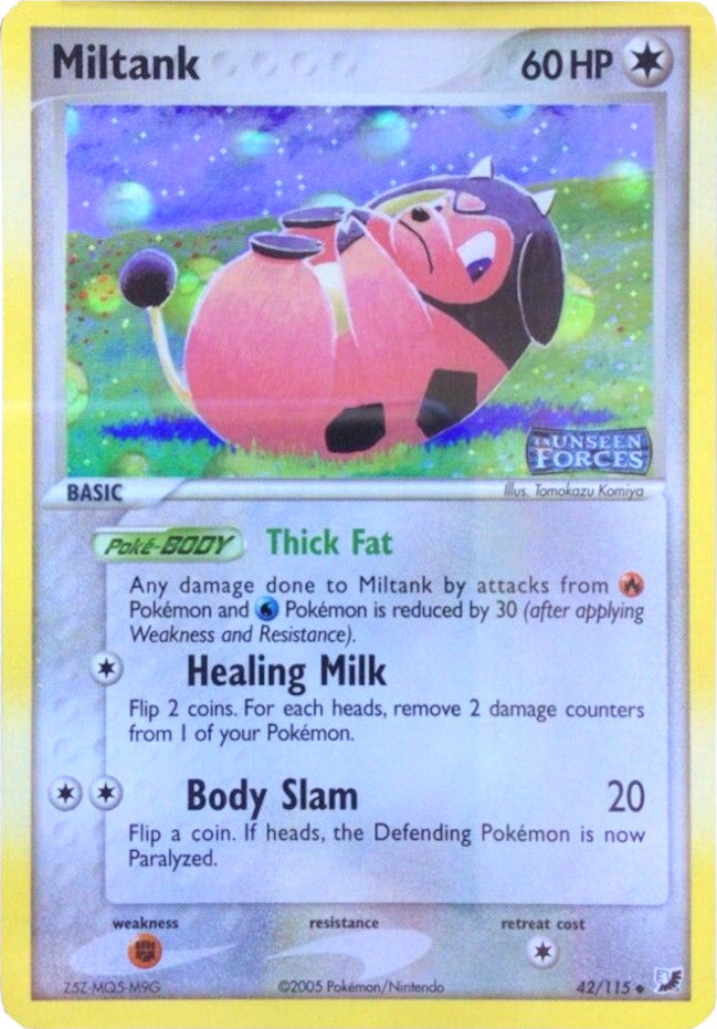 Miltank (42/115) (Stamped) [EX: Unseen Forces] | Exor Games Dartmouth