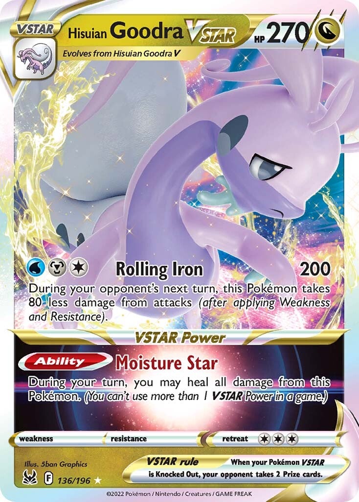 Hisuian Goodra VSTAR (136/196) [Sword & Shield: Lost Origin] | Exor Games Dartmouth
