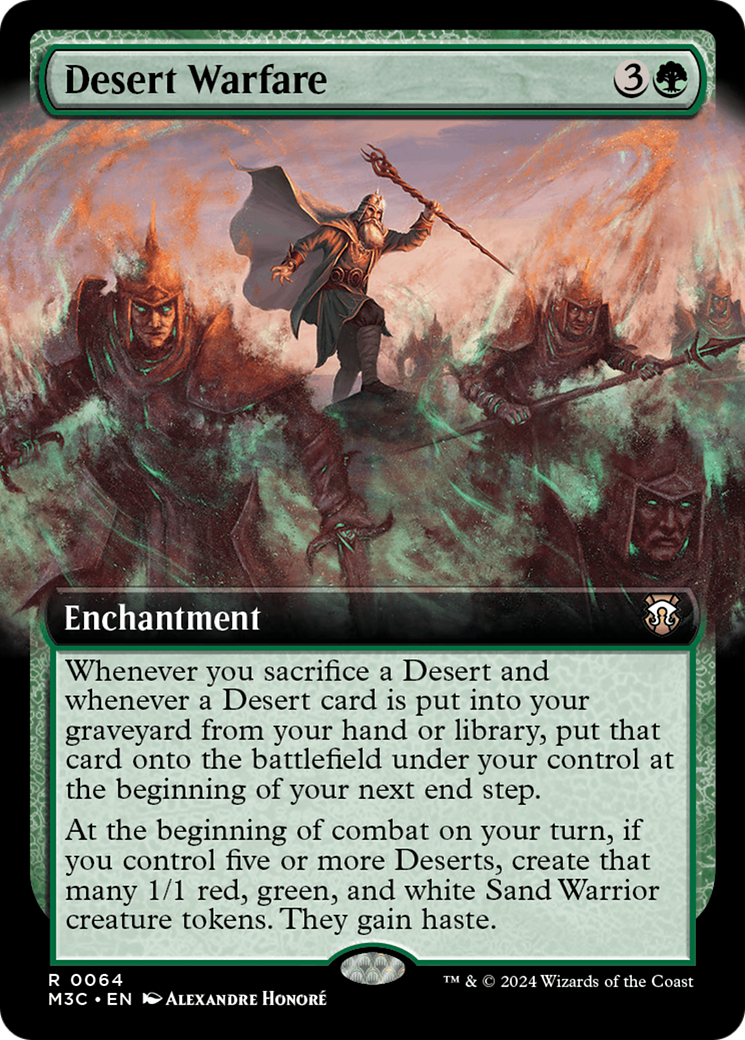 Desert Warfare (Extended Art) [Modern Horizons 3 Commander] | Exor Games Dartmouth
