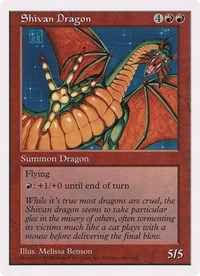 Shivan Dragon (Oversized) [Oversize Cards] | Exor Games Dartmouth