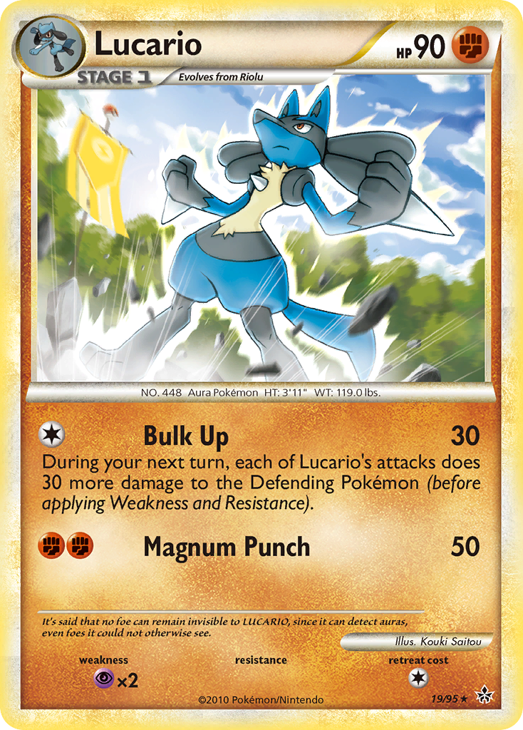 Lucario (19/95) [HeartGold & SoulSilver: Unleashed] | Exor Games Dartmouth