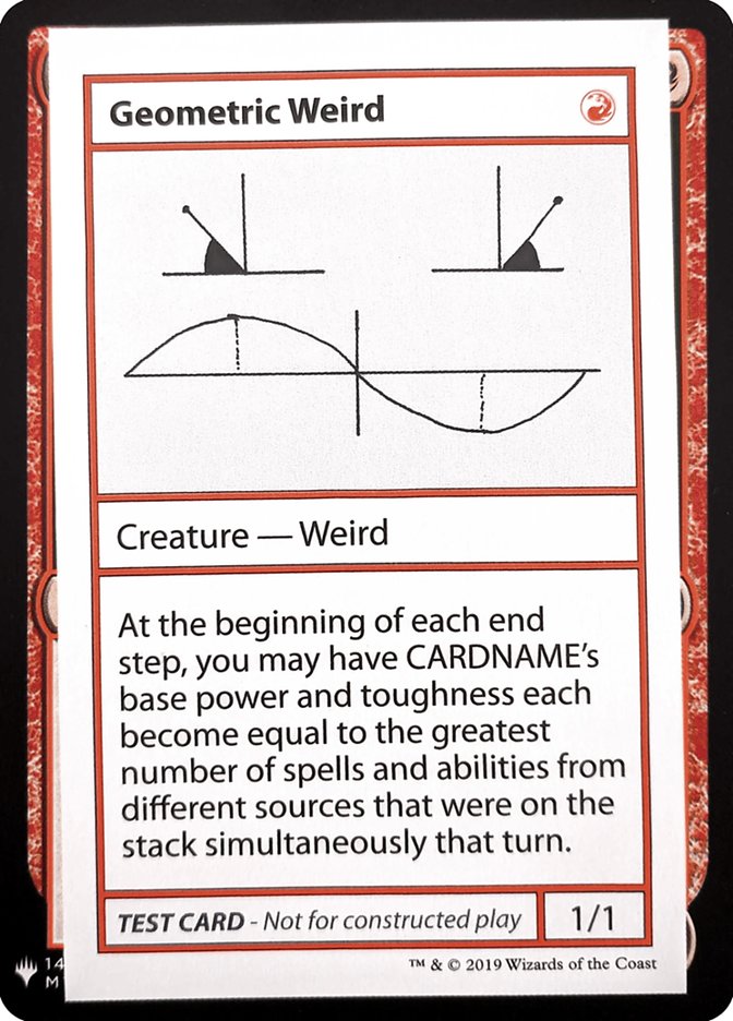 Geometric Weird [Mystery Booster Playtest Cards] | Exor Games Dartmouth