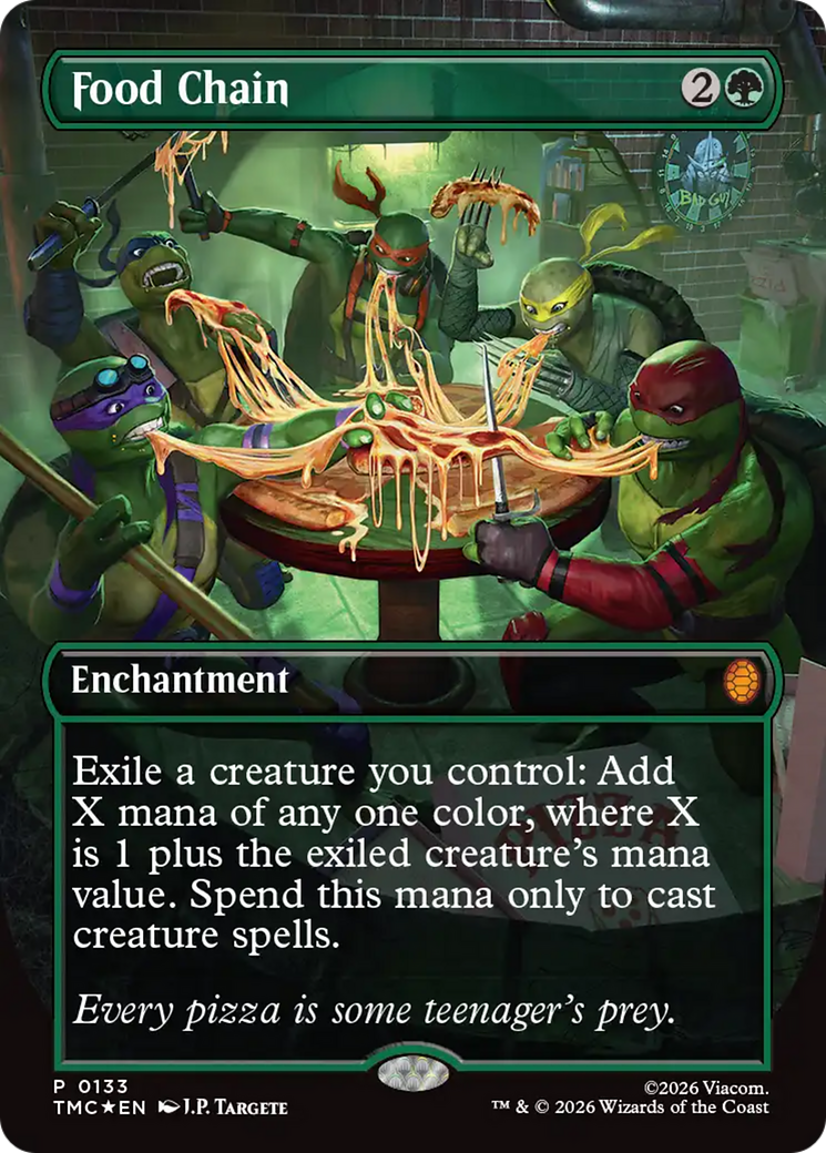 Food Chain (Borderless) [Teenage Mutant Ninja Turtles Commander] | Exor Games Dartmouth