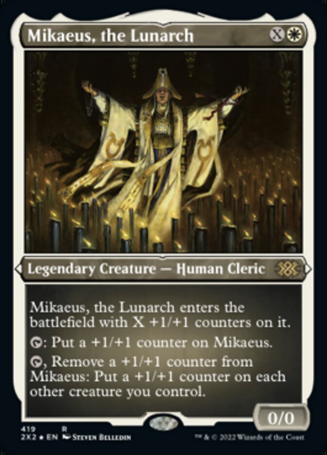 Mikaeus, the Lunarch (Foil Etched) [Double Masters 2022] | Exor Games Dartmouth