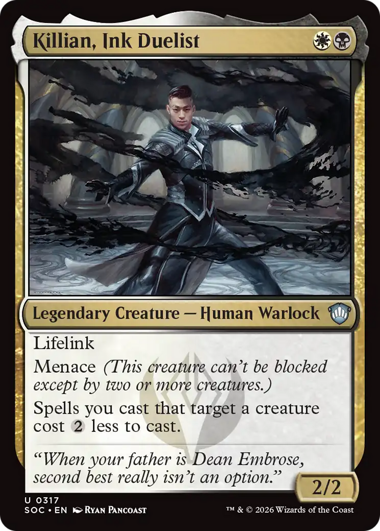 Killian, Ink Duelist [Secrets of Strixhaven Commander] | Exor Games Dartmouth